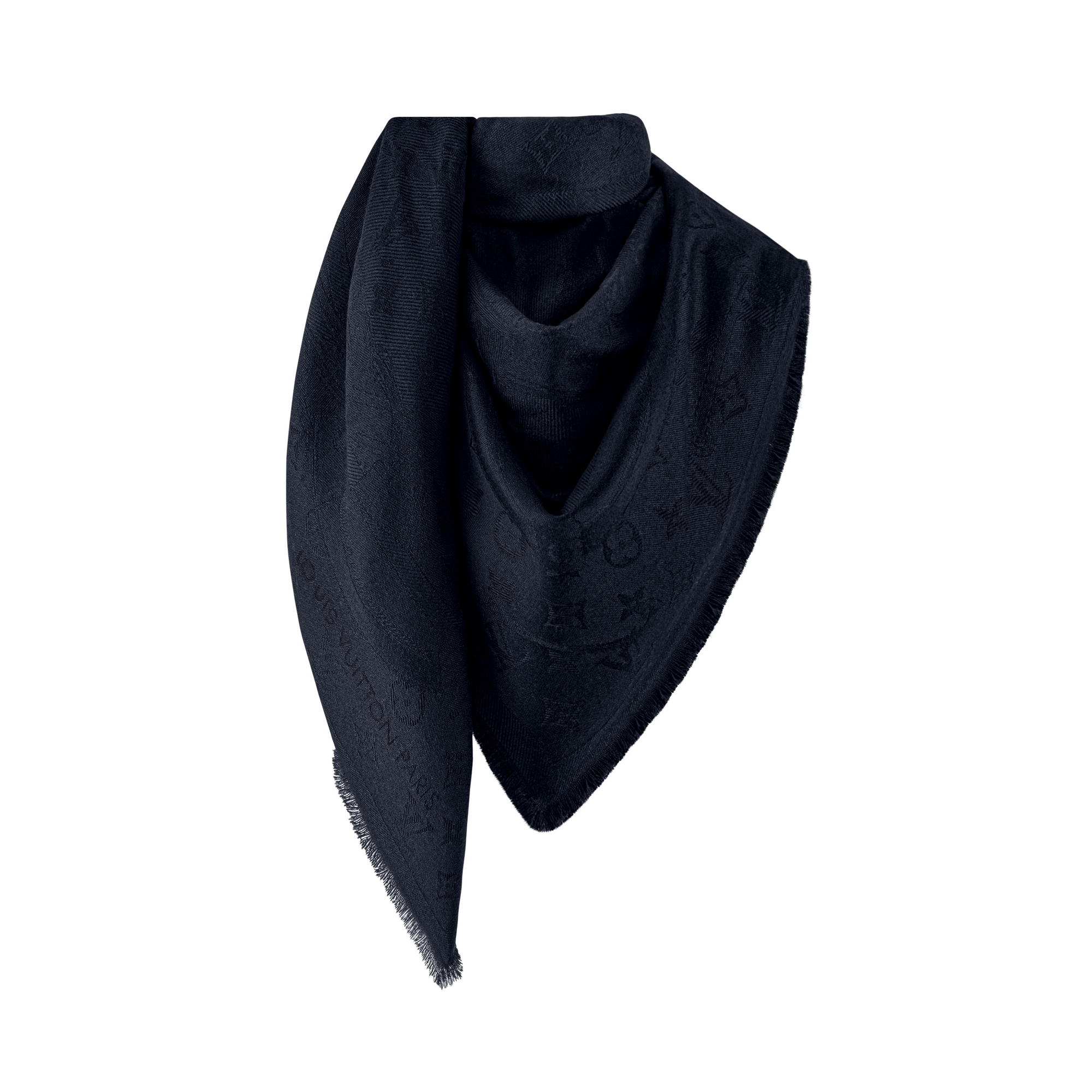 Flower And Straps Shawl . in Women's Accessories Shawls and Stoles collections by Louis Vuitton (Product zoom)